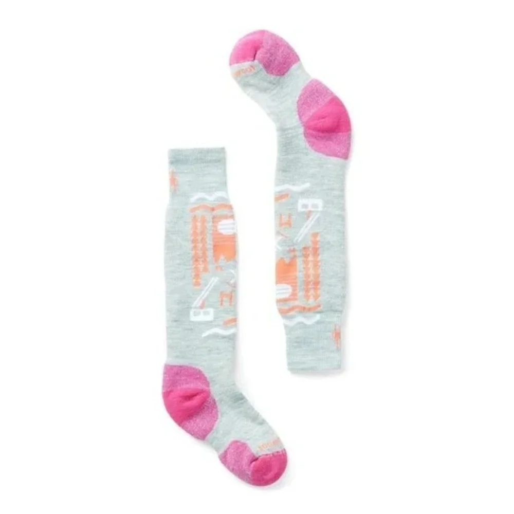 Kids SMARTWOOL‎ Wintersport Full Cushion Ski Day Over The Calf Socks Medium NEW